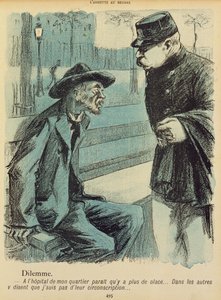 「ジレンマ」、「L&39;Assiette au Beurre」の似顔絵、1901年11月2日